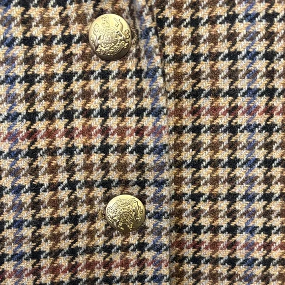 J. Crew Factory Brown Houndstooth Blazer - Picture 3 of 10